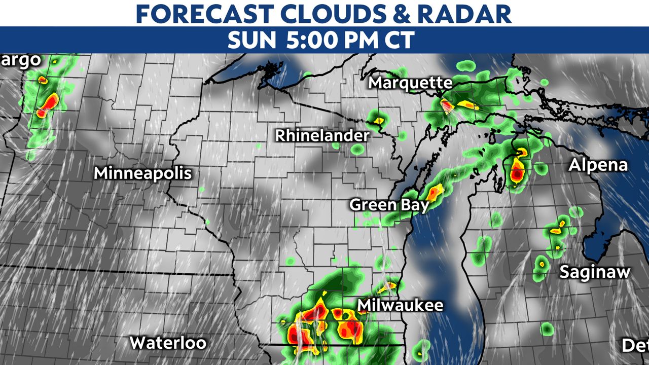 Strong storms sweep across the state this evening